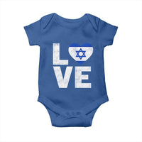 I Love Israel Jewish Gifts Star of David Israeli Baby Onesie - Wonder Print Shop
