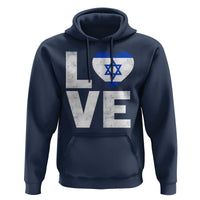 I Love Israel Jewish Gifts Star of David Israeli Hoodie - Wonder Print Shop