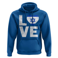 I Love Israel Jewish Gifts Star of David Israeli Hoodie - Wonder Print Shop