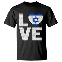 I Love Israel Jewish Gifts Star of David Israeli T Shirt - Wonder Print Shop