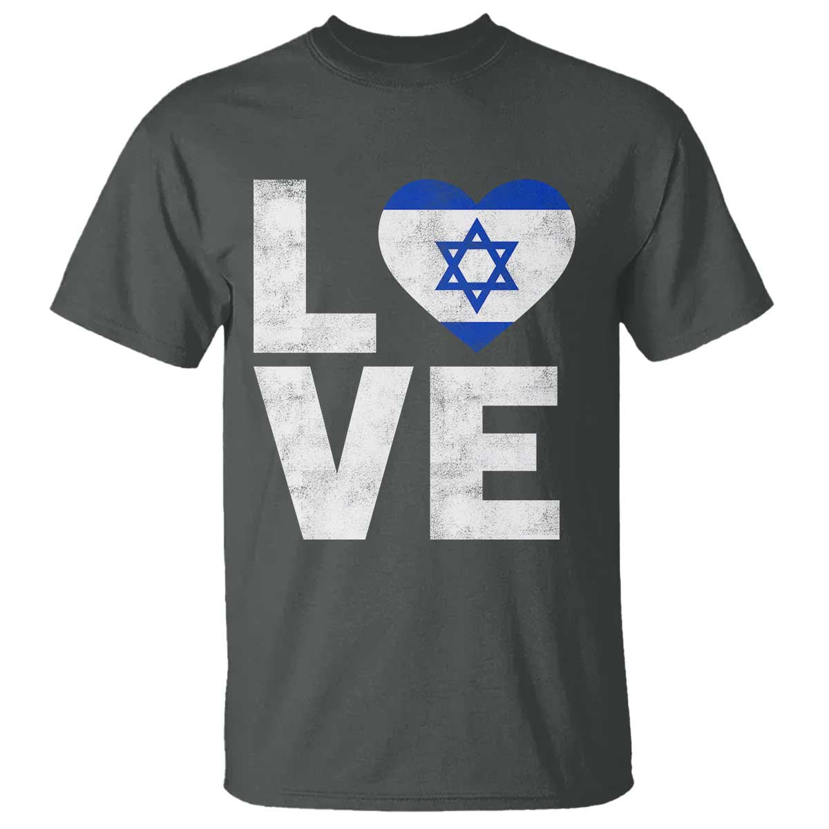 I Love Israel Jewish Gifts Star of David Israeli T Shirt - Wonder Print Shop