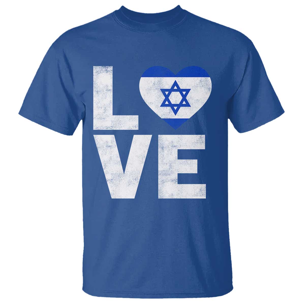 I Love Israel Jewish Gifts Star of David Israeli T Shirt - Wonder Print Shop