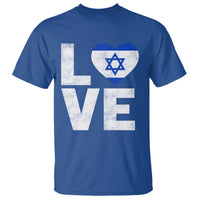 I Love Israel Jewish Gifts Star of David Israeli T Shirt - Wonder Print Shop