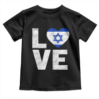 I Love Israel Jewish Gifts Star of David Israeli Toddler T Shirt - Wonder Print Shop