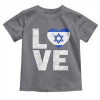 I Love Israel Jewish Gifts Star of David Israeli Toddler T Shirt - Wonder Print Shop