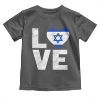 I Love Israel Jewish Gifts Star of David Israeli Toddler T Shirt - Wonder Print Shop