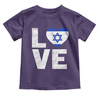 I Love Israel Jewish Gifts Star of David Israeli Toddler T Shirt - Wonder Print Shop