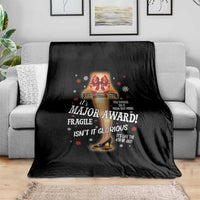 Funny Christmas Movie Throw Blanket It Is A Major Award Fragile Italian Leg Lamp - Wonder Print Shop
