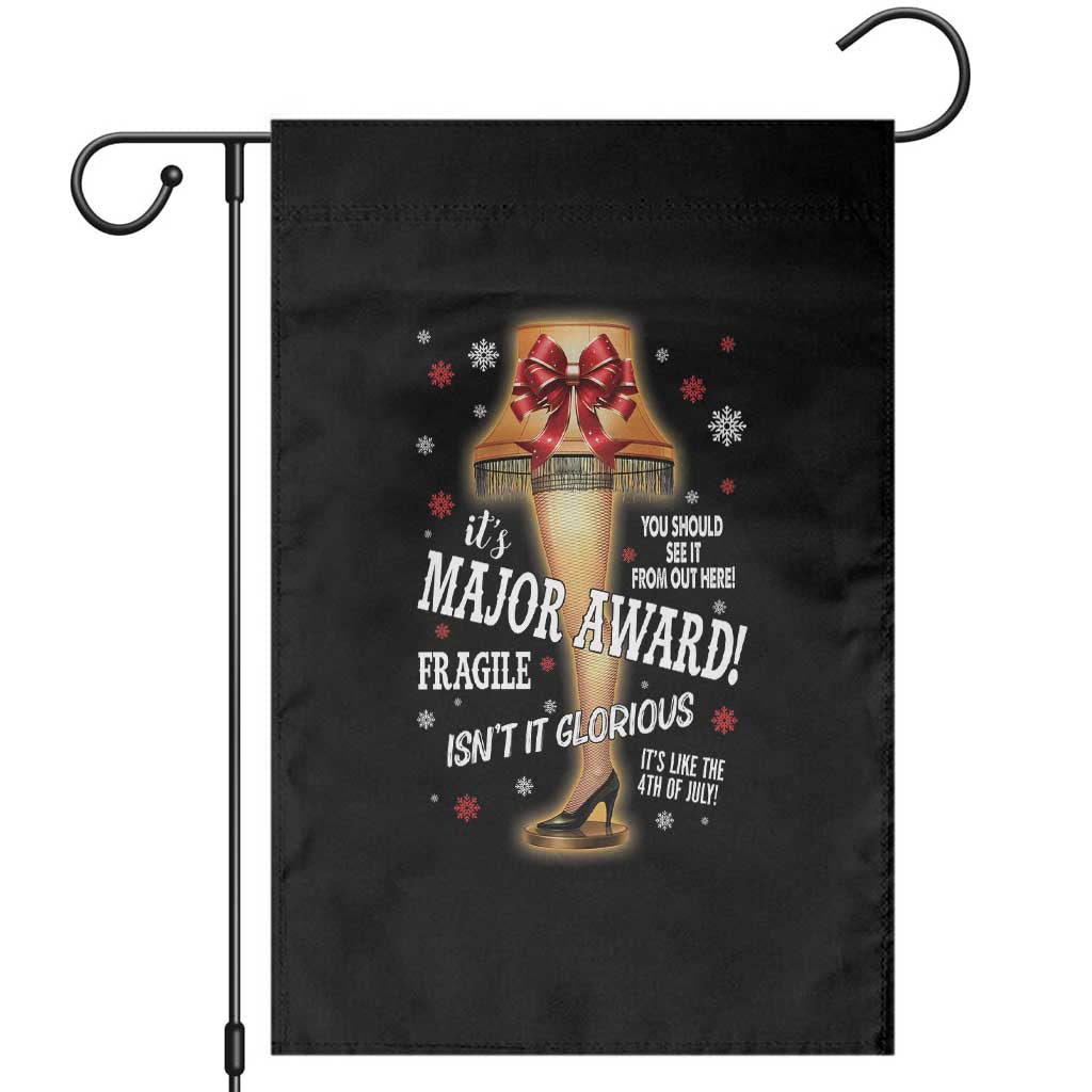 Funny Christmas Movie Garden Flag It Is A Major Award Fragile Italian Leg Lamp - Wonder Print Shop