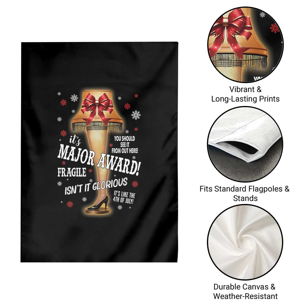 Funny Christmas Movie Garden Flag It Is A Major Award Fragile Italian Leg Lamp - Wonder Print Shop