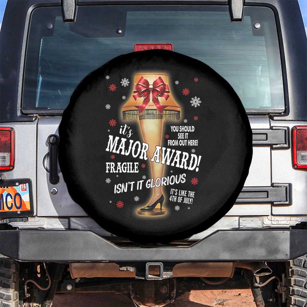 Funny Christmas Movie Spare Tire Cover It Is A Major Award Fragile Italian Leg Lamp - Wonder Print Shop