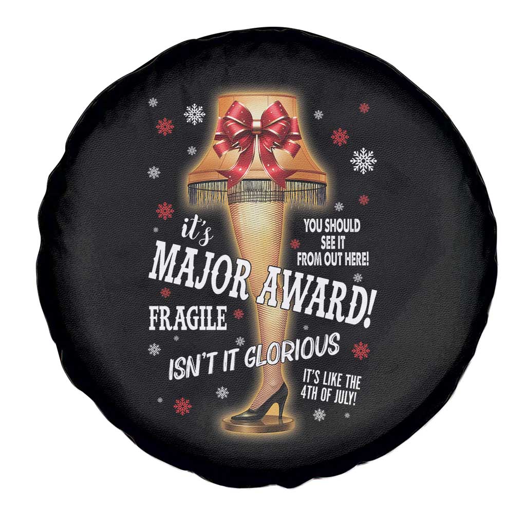 Funny Christmas Movie Spare Tire Cover It Is A Major Award Fragile Italian Leg Lamp - Wonder Print Shop