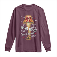Funny Christmas Movie Long Sleeve Shirt It Is A Major Award Fragile Italian Leg Lamp - Wonder Print Shop