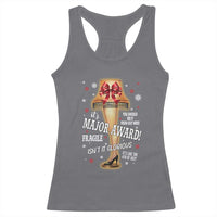 Funny Christmas Movie Racerback Tank Top It Is A Major Award Fragile Italian Leg Lamp - Wonder Print Shop