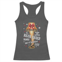 Funny Christmas Movie Racerback Tank Top It Is A Major Award Fragile Italian Leg Lamp - Wonder Print Shop