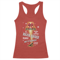 Funny Christmas Movie Racerback Tank Top It Is A Major Award Fragile Italian Leg Lamp - Wonder Print Shop