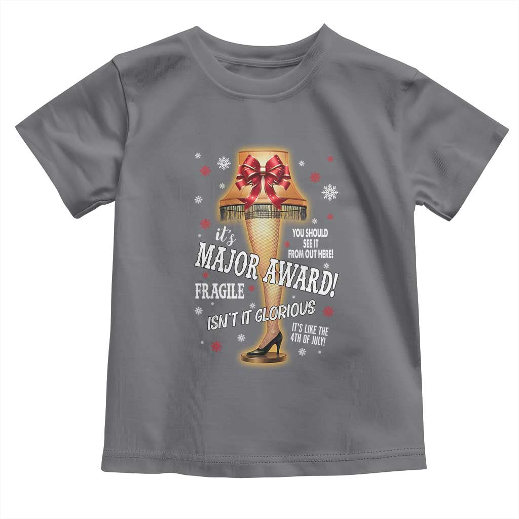 Funny Christmas Movie Toddler T Shirt It Is A Major Award Fragile Italian Leg Lamp - Wonder Print Shop