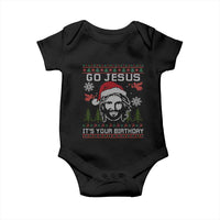 Funny Go Jesus It Is Your Birthday Baby Onesie Christian Christmas Party - Wonder Print Shop