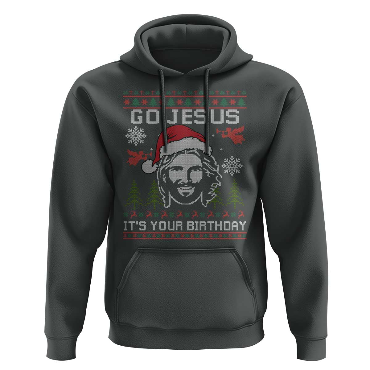 Funny Go Jesus It Is Your Birthday Hoodie Christian Christmas Party - Wonder Print Shop