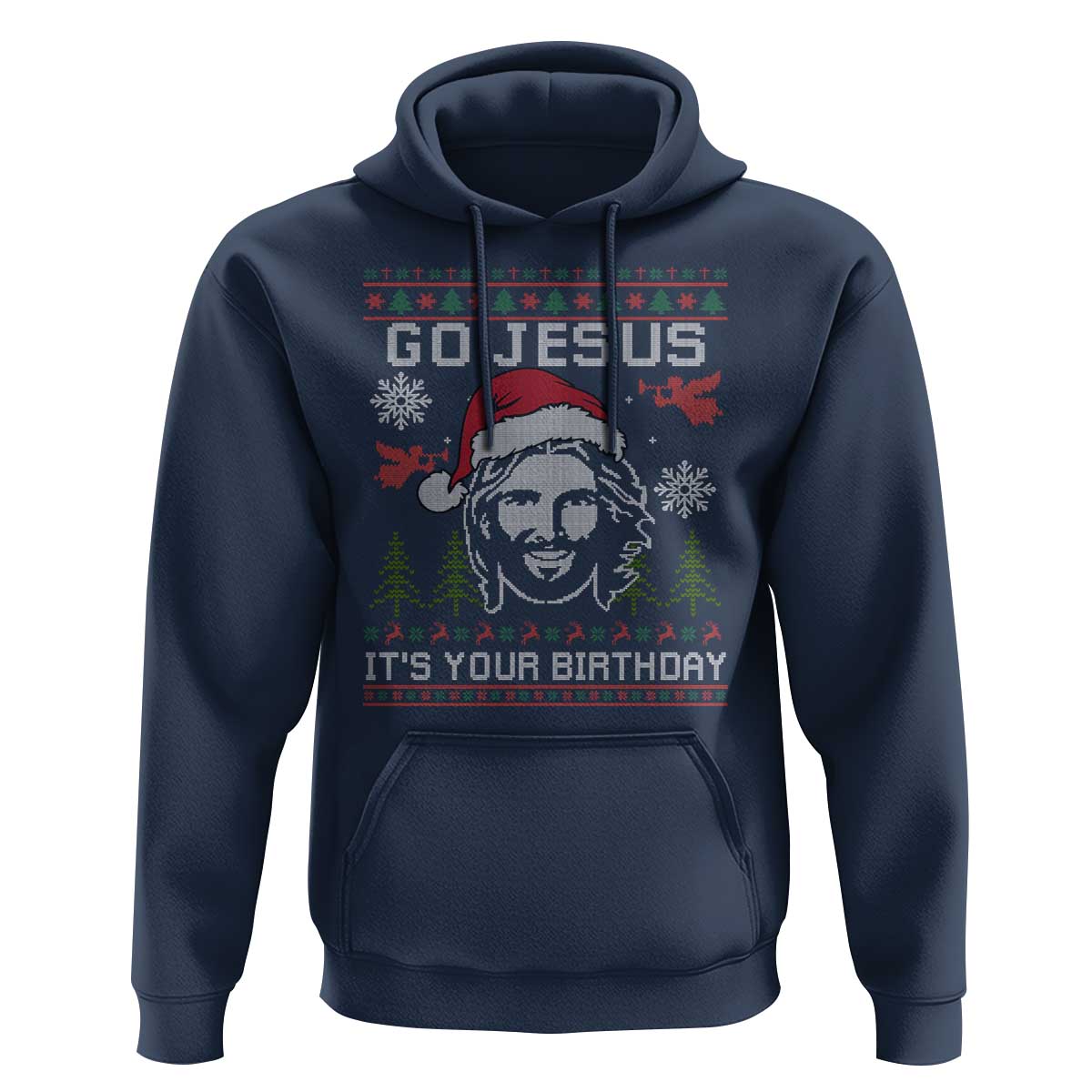 Funny Go Jesus It Is Your Birthday Hoodie Christian Christmas Party - Wonder Print Shop