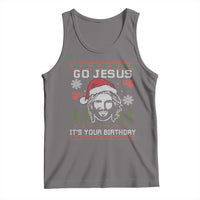 Funny Go Jesus It Is Your Birthday Tank Top Christian Christmas Party - Wonder Print Shop
