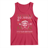 Funny Go Jesus It Is Your Birthday Tank Top Christian Christmas Party - Wonder Print Shop