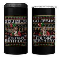 Funny Go Jesus Its Your Birthday 4 in 1 Can Cooler Tumbler Christmas Christian Religious God - Wonder Print Shop