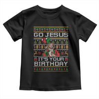 Funny Go Jesus Its Your Birthday Toddler T Shirt Christmas Christian Religious God - Wonder Print Shop