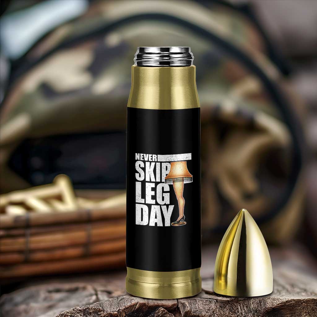 Funny Never Skip Leg Day Christmas Movie Bullet Tumbler Italian Leg Lamp - Wonder Print Shop