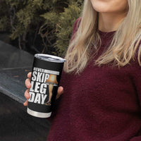 Funny Never Skip Leg Day Christmas Movie Tumbler Cup Italian Leg Lamp - Wonder Print Shop