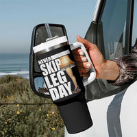 Funny Never Skip Leg Day Christmas Movie Tumbler With Handle Italian Leg Lamp - Wonder Print Shop