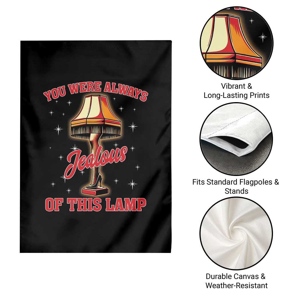 Funny Christmas Movie Garden Flag You Were Always Jealous Of This Lamp Italian Leg Lamp - Wonder Print Shop