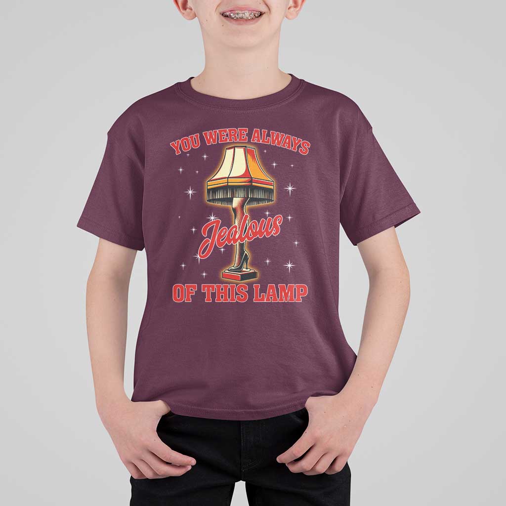 Funny Christmas Movie T Shirt For Kid You Were Always Jealous Of This Lamp Italian Leg Lamp - Wonder Print Shop
