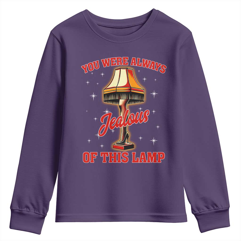 Funny Christmas Movie Youth Sweatshirt You Were Always Jealous Of This Lamp Italian Leg Lamp - Wonder Print Shop