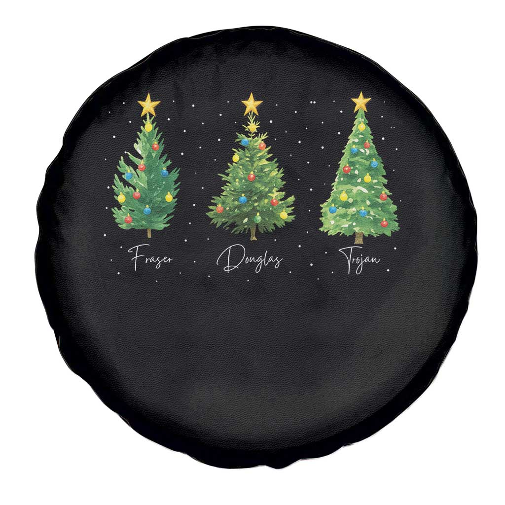 Funny Subtle FDT Resist Christmas Spare Tire Cover Fraser Douglass Trojan Xmas Tree - Wonder Print Shop