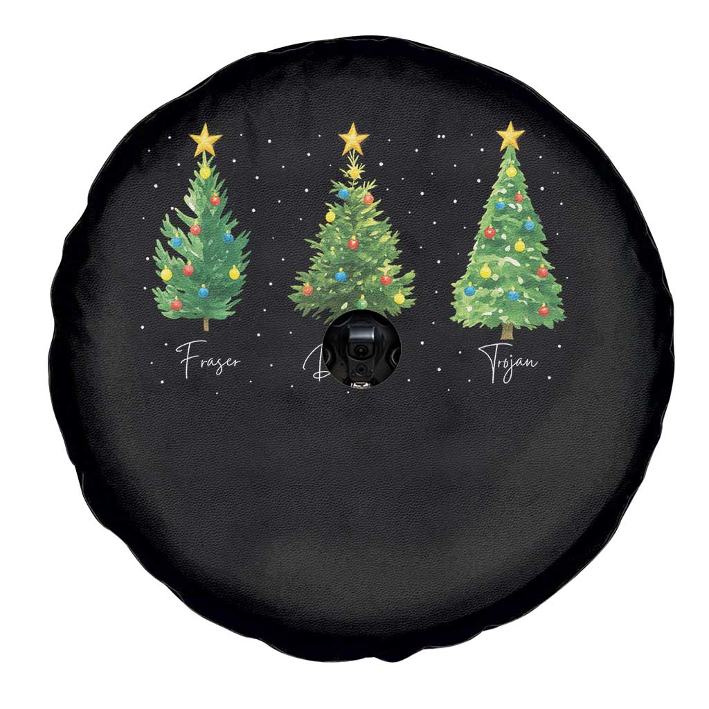 Funny Subtle FDT Resist Christmas Spare Tire Cover Fraser Douglass Trojan Xmas Tree - Wonder Print Shop