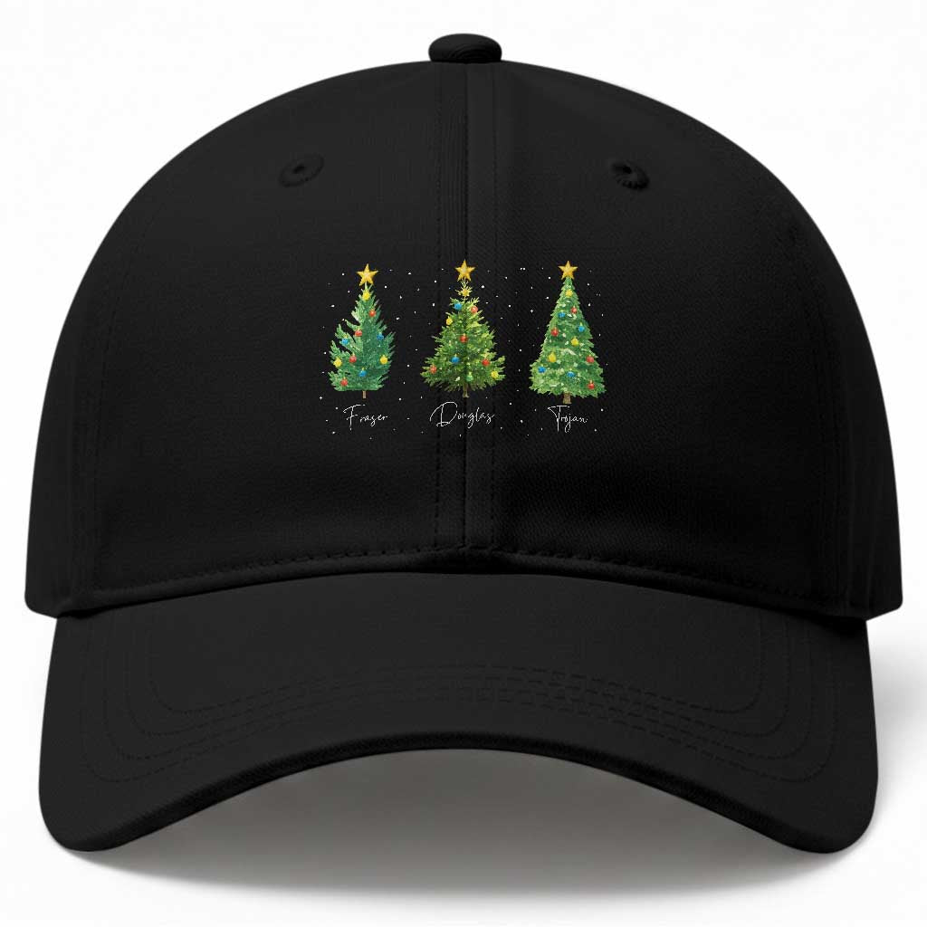 Funny Subtle FDT Resist Christmas Baseball Cap Fraser Douglass Trojan Xmas Tree