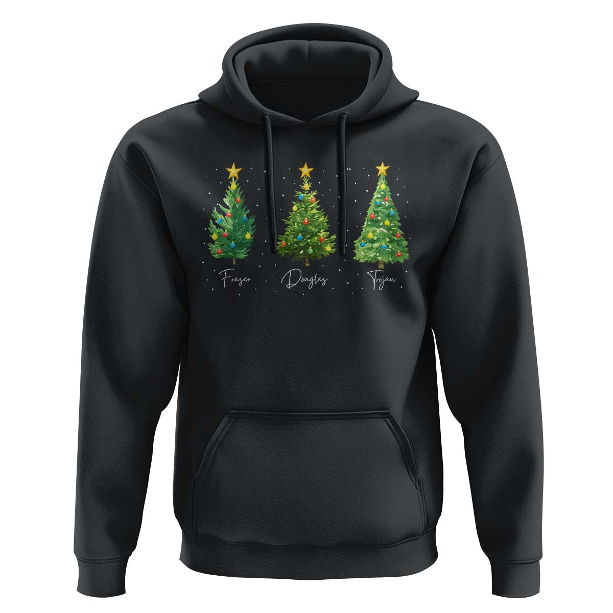 Funny Subtle FDT Resist Christmas Hoodie Fraser Douglass Trojan Xmas Tree - Wonder Print Shop