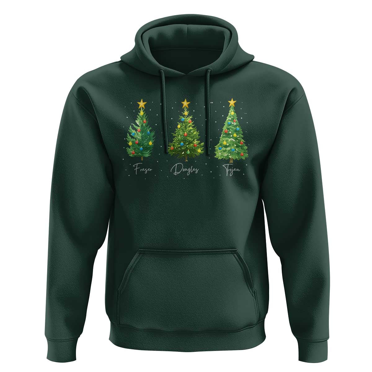Funny Subtle FDT Resist Christmas Hoodie Fraser Douglass Trojan Xmas Tree - Wonder Print Shop