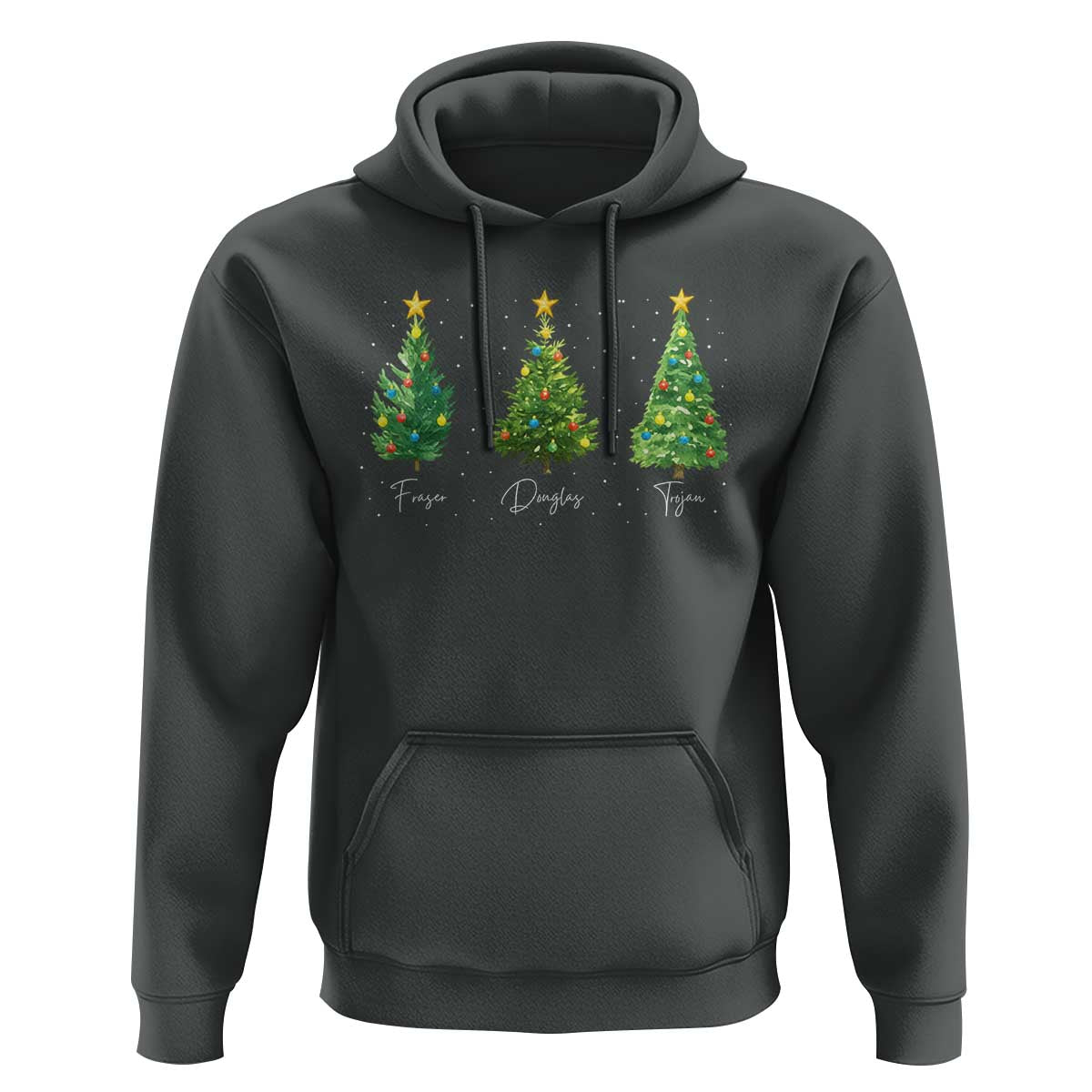 Funny Subtle FDT Resist Christmas Hoodie Fraser Douglass Trojan Xmas Tree - Wonder Print Shop