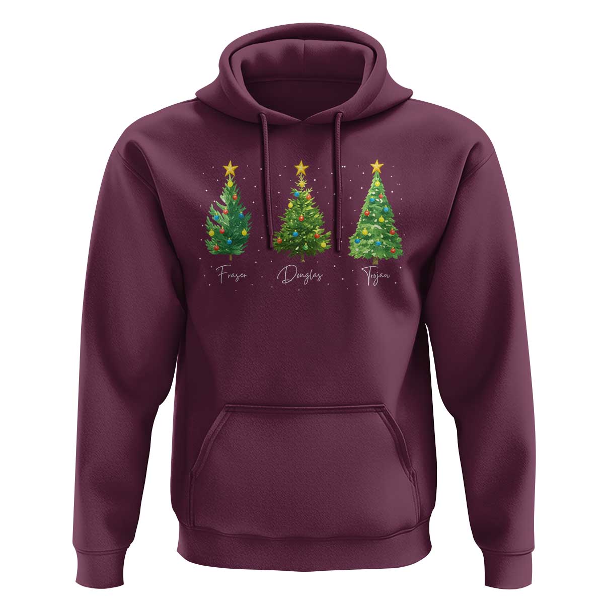 Funny Subtle FDT Resist Christmas Hoodie Fraser Douglass Trojan Xmas Tree - Wonder Print Shop