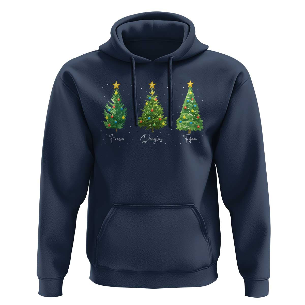 Funny Subtle FDT Resist Christmas Hoodie Fraser Douglass Trojan Xmas Tree - Wonder Print Shop