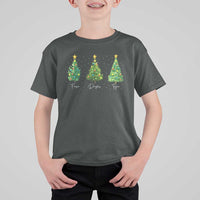 Funny Subtle FDT Resist Christmas T Shirt For Kid Fraser Douglass Trojan Xmas Tree - Wonder Print Shop