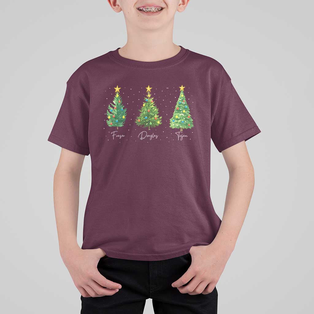Funny Subtle FDT Resist Christmas T Shirt For Kid Fraser Douglass Trojan Xmas Tree - Wonder Print Shop