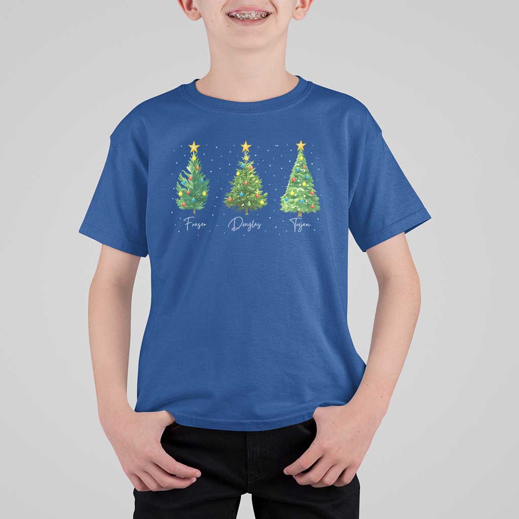 Funny Subtle FDT Resist Christmas T Shirt For Kid Fraser Douglass Trojan Xmas Tree - Wonder Print Shop