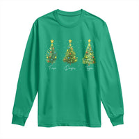 Funny Subtle FDT Resist Christmas Long Sleeve Shirt Fraser Douglass Trojan Xmas Tree - Wonder Print Shop
