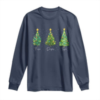 Funny Subtle FDT Resist Christmas Long Sleeve Shirt Fraser Douglass Trojan Xmas Tree - Wonder Print Shop