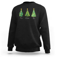 Funny Subtle FDT Resist Christmas Sweatshirt Fraser Douglass Trojan Xmas Tree - Wonder Print Shop