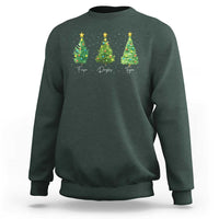 Funny Subtle FDT Resist Christmas Sweatshirt Fraser Douglass Trojan Xmas Tree - Wonder Print Shop
