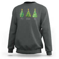 Funny Subtle FDT Resist Christmas Sweatshirt Fraser Douglass Trojan Xmas Tree - Wonder Print Shop